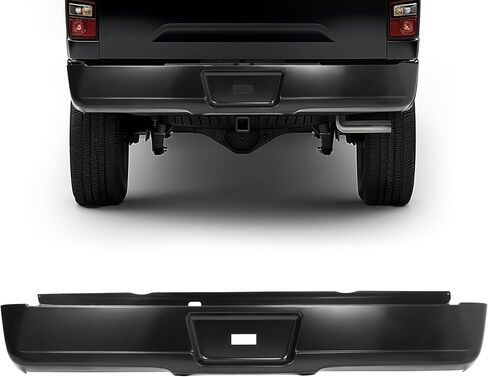 KUAFU Rear Roll Pan Compatible with 2004-2015 Nissan Titan Regular Bed Truck (All) Steel Electrophoresis Primed Black in Saudi Arabia