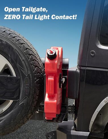 JOYTUTUS Gas Can Mount Compatible with Wrangler JK 2007-2018 Versatile Molle Panel | 220LBS Step Platform | No-Drill Corrosion-Proof Wrangler Molle Cargo Storage Expansion Bracket in Saudi Arabia