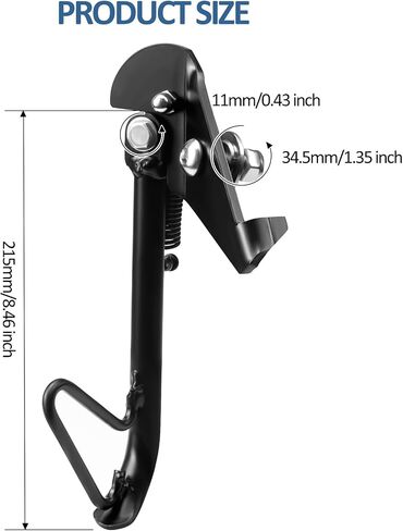 دراجة نارية Kickstand دعم وقوف STAND STAND FOO FOOT HONDA HONDA ZOOMER RUCKUS NPS50 AF58 in Kuwait