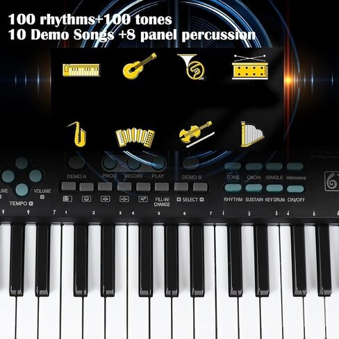 61 keys keyboard piano, Electronic Digital Piano with Built-In Speaker Microphone in Saudi Arabia