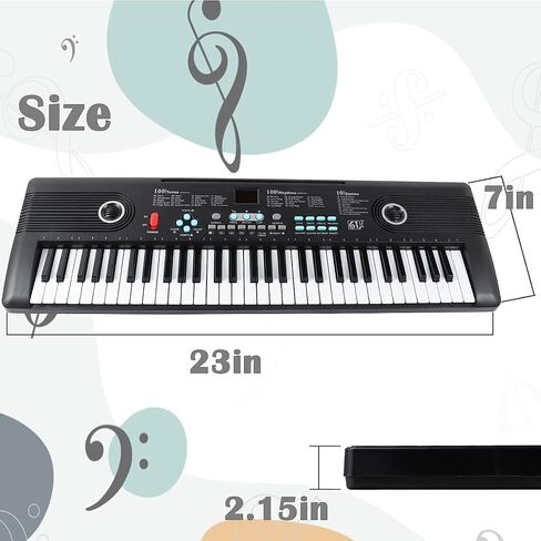 61 keys keyboard piano, Electronic Digital Piano with Built-In Speaker Microphone in Saudi Arabia