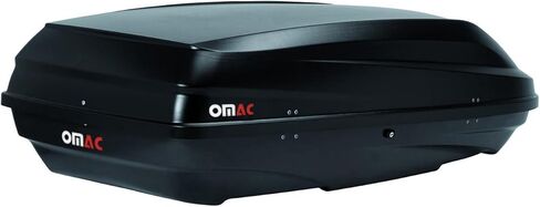 OMAC Rooftop Cargo Carrier Hard Shell, 8 Cubic Feet Cargo Box for Roof Rack, Dual-Side Opening, Waterproof Roof Box, Car Roof Carrier Hard Shell, Matt Black with Security Keys in Saudi Arabia