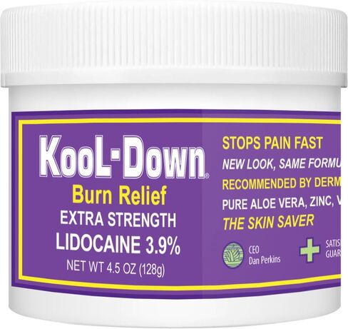 Numbing Cream | Itch, Burn, & Sting Relief | Maximum Strength Lidocaine | 4.5 oz | Kool-Down in Saudi Arabia