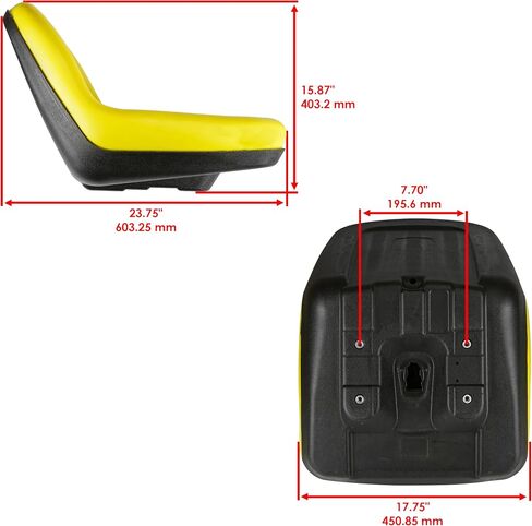 Caltric AUC11476 GY20664 GY21210 GY20496 Seat Compatible with John Deere 135 145 D120 D125 D130 D140 D150 in Saudi Arabia