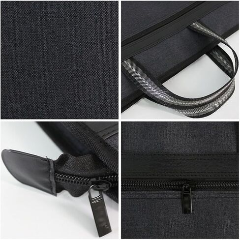 Business A4 Bag Handbag Zip Canvas Pack Multi Layer Thickened Men's Office Bag in Saudi Arabia