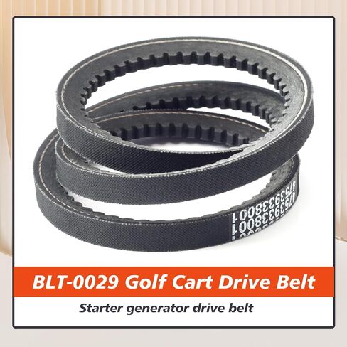 BLT-0029 Golf Cart Starter Generator Drive Belt Replacement for Club Car Compatible with Subaru EX40 404cc EFI 14HP for Precedent 2014–2016 for Transporter XL XLC Replace 105205401 47539338001 in Saudi Arabia