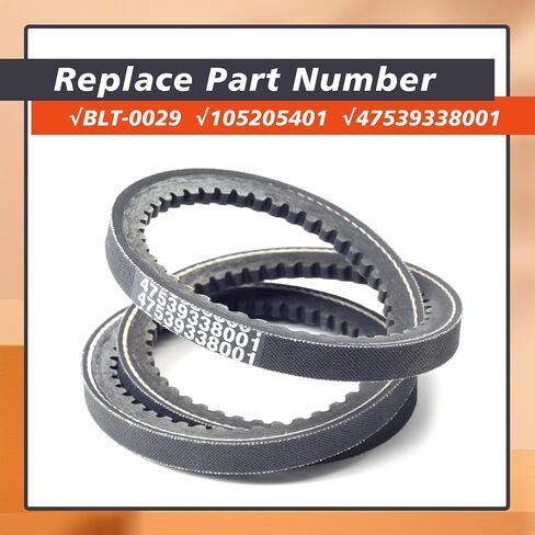 BLT-0029 Golf Cart Starter Generator Drive Belt Replacement for Club Car Compatible with Subaru EX40 404cc EFI 14HP for Precedent 2014–2016 for Transporter XL XLC Replace 105205401 47539338001 in Saudi Arabia
