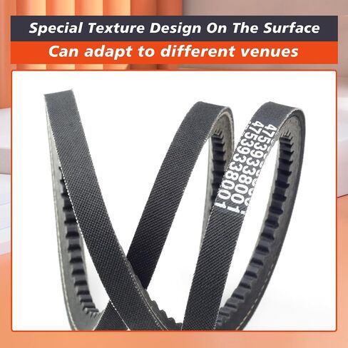 BLT-0029 Golf Cart Starter Generator Drive Belt Replacement for Club Car Compatible with Subaru EX40 404cc EFI 14HP for Precedent 2014–2016 for Transporter XL XLC Replace 105205401 47539338001 in Saudi Arabia