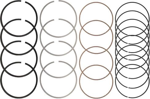 4PCS Oversize +0.50MM Piston & Rings Set Compatible with for Kia Soul Forte Hyundai Tucson Elantra 2.0L 2014 2015 2016 2017 2018 2019 Replace 23041-2E200 Engine Piston Pin Piston Ring in Saudi Arabia