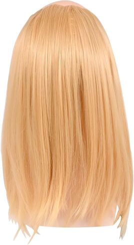 Long Straight Blonde Wig Bald Cap Man Balding Cap Wigs Heat Resistant Synthetic Hair Horror Halloween Cosplay Anime Costume Party Wig in Kuwait