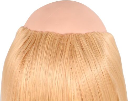 Long Straight Blonde Wig Bald Cap Man Balding Cap Wigs Heat Resistant Synthetic Hair Horror Halloween Cosplay Anime Costume Party Wig in Kuwait