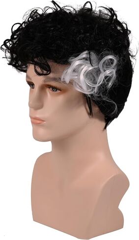 Long Straight Blonde Wig Bald Cap Man Balding Cap Wigs Heat Resistant Synthetic Hair Horror Halloween Cosplay Anime Costume Party Wig in Kuwait