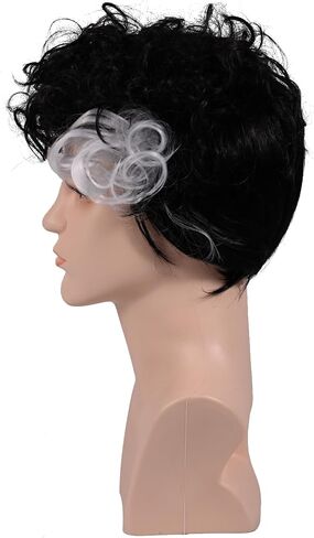 Long Straight Blonde Wig Bald Cap Man Balding Cap Wigs Heat Resistant Synthetic Hair Horror Halloween Cosplay Anime Costume Party Wig in Kuwait