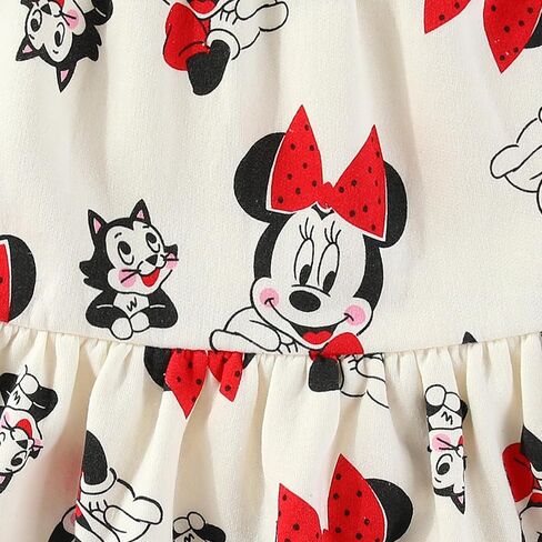 Disney Minnie Mouse Girls Fleece Sweatshirt and Skort Skirt 2 Piece Set for Toddler and Big Kids in Saudi Arabia