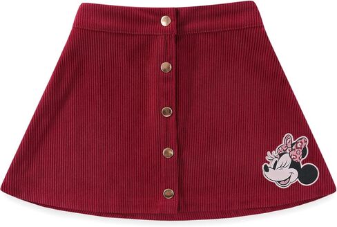 Disney Minnie Mouse Girls Long Sleeve Shirt and Corduroy Skirt Set for Toddler and Big Kids in Saudi Arabia