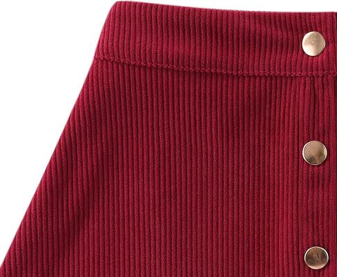 Disney Minnie Mouse Girls Long Sleeve Shirt and Corduroy Skirt Set for Toddler and Big Kids in Saudi Arabia