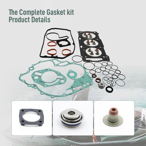 Astrosync كاملة المحرك Rebuild Gasket Kit Fit for Sea doo 4-Tec GTI GTX RXP X RXT X Wake 130 155 185 215 255 260 ، The Complete Gasket Kit استبدال 420296565 420888862 420890082 in Saudi Arabia