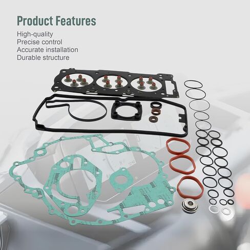 Astrosync كاملة المحرك Rebuild Gasket Kit Fit for Sea doo 4-Tec GTI GTX RXP X RXT X Wake 130 155 185 215 255 260 ، The Complete Gasket Kit استبدال 420296565 420888862 420890082 in Saudi Arabia