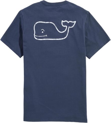 vineyard vines Men's Short-Sleeve Vintage Whale Pocket Tee in Saudi Arabia