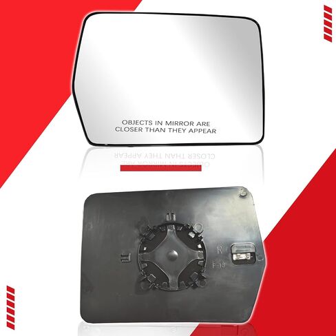 ركاب الجانب الأيمن من الزجاج المحدب المسخن متوافق مع فورد F150 2004-2014 الجانب الأيمن من الرؤية الخلفية المرآة مع حامل خلفي استبدال 4L3Z17K707DA in Kuwait