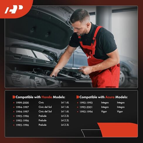 A-Premium Ignition Knock Detonation Sensor متوافق مع Honda Civic 1999-2000 ، Civic Del Sol 1994-1997 ، Prelude 1992-1996 & Acura Integra 1992-2001 ، Vigor 1992-1994 ، استبدل# 30530pv1a01 ، 30530pv7a in Saudi Arabia