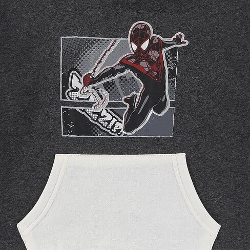 Marvel Spider-Man Miles Morales Boys Hooded Sweatshirt and Pants Set for Big Kids in Saudi Arabia