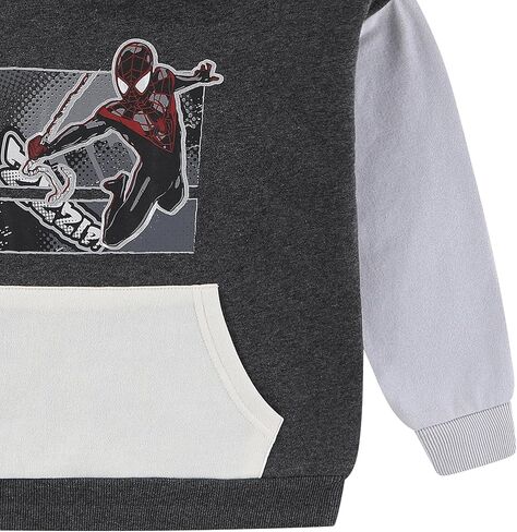 Marvel Spider-Man Miles Morales Boys Hooded Sweatshirt and Pants Set for Big Kids in Saudi Arabia