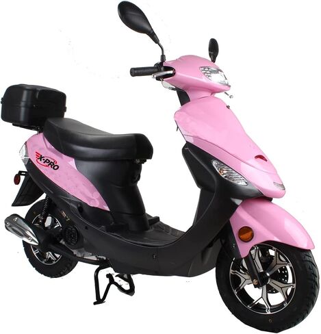 X-Pro 50cc للبالغين الدراجات النارية الدراجات النارية 50 سم مكعب مع عجلات الألومنيوم 10 بوصة ، بداية الكهرباء/ركلة! (حزمة حمراء ، مصنع) in Kuwait