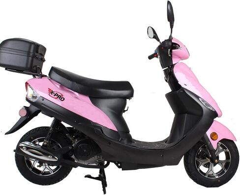 X-Pro 50cc للبالغين الدراجات النارية الدراجات النارية 50 سم مكعب مع عجلات الألومنيوم 10 بوصة ، بداية الكهرباء/ركلة! (حزمة حمراء ، مصنع) in Kuwait