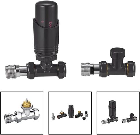 صمام الرادياتير الحراري الموفرة للطاقة مع حارس القفل يعمل على تحسين الراحة ل in Kuwait