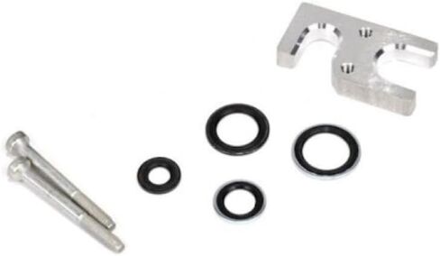 KarParts360 For Chevy Colorado 2017 18 19 20 21 2022 Thermal Expansion Valve Set | Aluminum | Natural | Female Liquid Inlet and Outlet Fitting | Female Suction Inlet and Outlet Fitting | 84087992 in Saudi Arabia