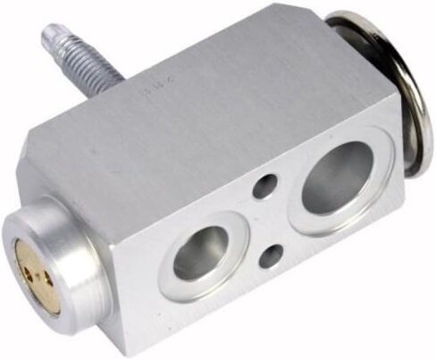 KarParts360 For Cadillac Escalade 2015 16 17 18 19 2020 Thermal Expansion Valve | Aluminum | Natural | Female Liquid Outlet Fitting | Female Suction Outlet Fitting in Saudi Arabia