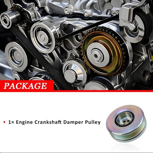11238638446 Engine Crankshaft Pulley Vibration Damper for BMW 320i 330i X3 520i 530i X4 318i 120i 220i 230i 420i 430i 630i 730i 125i 218i 320e 330e 520e 530e 740e Z4 2015-2022 in Saudi Arabia