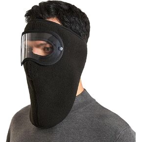 قناع دافئ للجنسين في فصل الشتاء مع أذن Cove Full Face Resields Confervice Maxks Riding Ridproof Balaclava Ski Mask in Kuwait