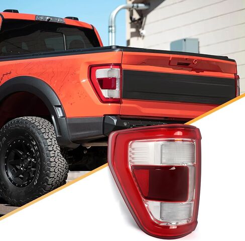 Rear Tail Lights Assembly Compatible with 2021 2022 2023 Ford F150 F-150 LED Rear light Brake Lamp Left Driver Side Taillights with Bulb in Kuwait