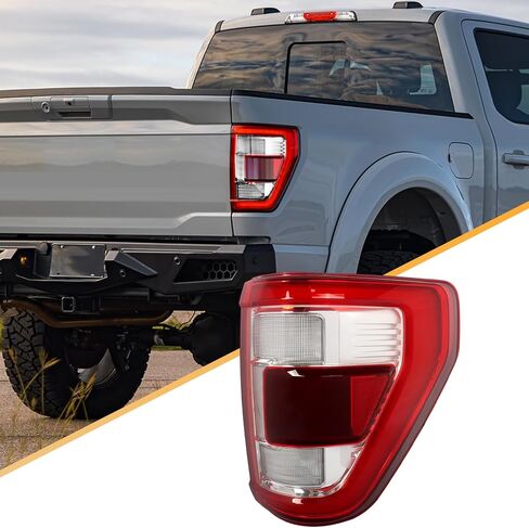 Rear Tail Lights Assembly Compatible with 2021 2022 2023 Ford F150 F-150 LED Rear light Brake Lamp Left Driver Side Taillights with Bulb in Kuwait