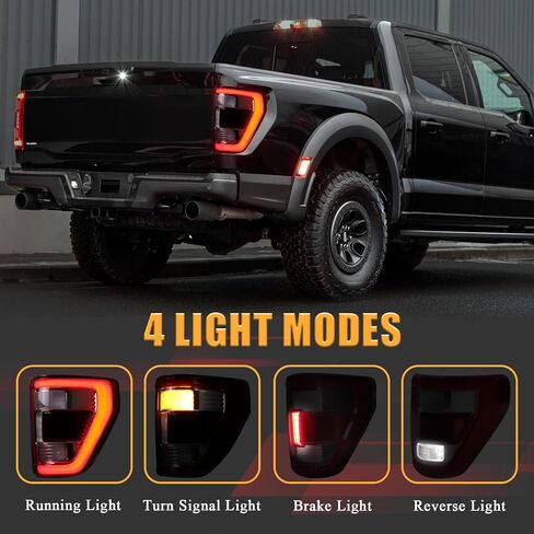 Rear Tail Lights Assembly Compatible with 2021 2022 2023 Ford F150 F-150 LED Rear light Brake Lamp Left Driver Side Taillights with Bulb in Kuwait