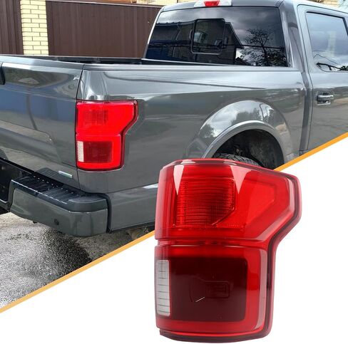 Rear Tail Lights Assembly Compatible with 2021 2022 2023 Ford F150 F-150 LED Rear light Brake Lamp Left Driver Side Taillights with Bulb in Kuwait