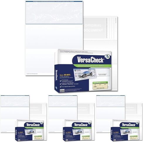 VersaCheck Secure Form #1000 - Blank Business Voucher on Top - Blue Prestige S - 500 Sheets in Saudi Arabia