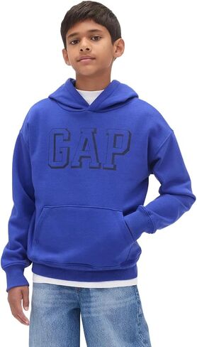Gap Boys 'Logo Logo Hoodie Sweatshirt in Kuwait