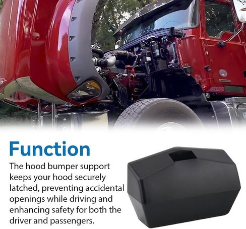 Hood Bumper Bracket Compatible With Peterbilt 579 Kenworth T680 T880 - Single Replacement for Engine Bay Support | OEM L85-6081 M75681 Compatible in Saudi Arabia