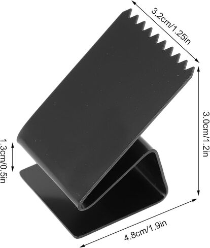 16PCS Hurricane Window Clips Fit 1/2 Inch Thick Plywood, Stainless Steel Hurricane Board Up Clip Shutter Hardware for Window Guard (Original Color) in Saudi Arabia