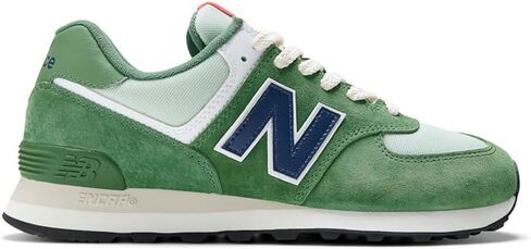 حذاء رياضي رجالي من New Balance 574-V2 برباط، أخضر/أزرق، 9 D in Saudi Arabia