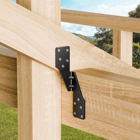 20 pcs Hurricane Ties for Rafters,Galvanized Hurricane Straps,18-Gauge Rafter Tie Brackets Connectors,Hurricane Clips for Roofing Trusses Wood Timber,Seismic Joist Hangers,Roof Brackets in Saudi Arabia