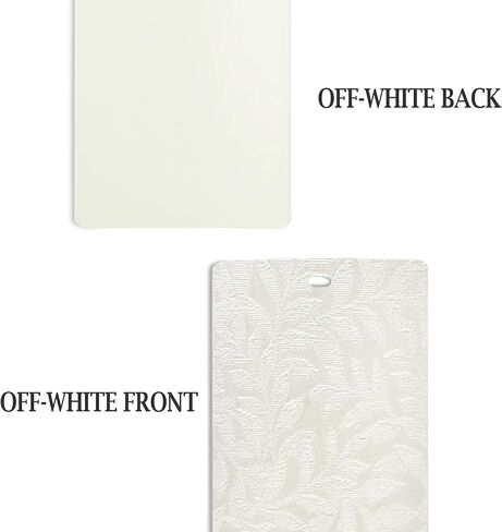 DALIX Rainforest Off White Vertical Blind Texture Sliding Door 82.5 Qty 5 Pack in Saudi Arabia