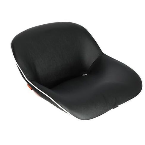 Seat Vinyl Black with Orange fits Kubota B1550 B1700 B2100 B2400 B2710 B7300 B7500 L245 L2050 L2250 L2350 L2550 L2650 L2850 L2900 L3300 L3410 L3600 L3650 L3710 L4200 L4610 L3000 L3000 34200-18400 in Kuwait
