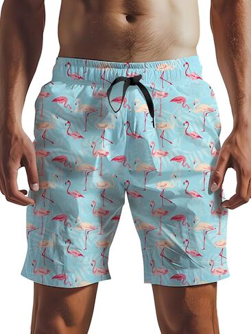 Mens Swim Trunks 7 inch Inseam Quick Dry Board Shorts Running Bathing Suit with Side Pockets Mesh Lining in Saudi Arabia