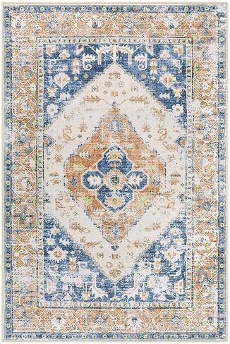 Lahome Boho Kitchen Runner Rug - 2x8 Runners for Hallways Washable Non-Slip Runner Rugs Ultra-Thin Laundry Room Rug Oriental Throw Carpet Runner for Entrance Bathroom Bedroom Living Dinning Room Foyer in Saudi Arabia