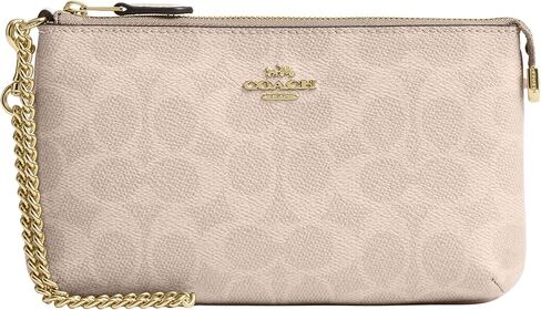 Coach Large Wristlet W Chain, IM/Sand/Chalk in Saudi Arabia