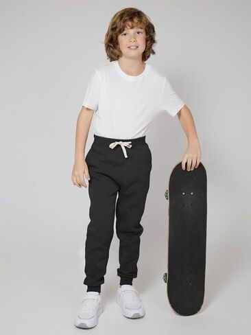 Resinta 3/4 Pack Toddler and Boys Fleece Lined Sweatpants Cotton Youth Jogger Pants Kids Pants with Pockets Drawstring in Kuwait